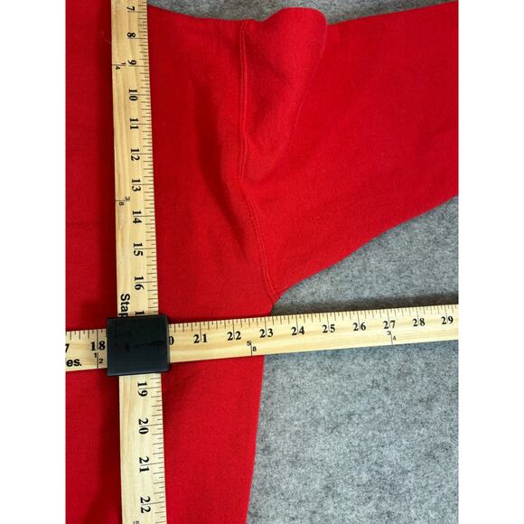 VINTAGE 90s Y2K Tommy Girl Sweatshirt Womens Large Red Crewneck Bootleg Retro - Picture 2 of 5